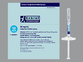 Enbrel (etanercept) — treatment for rheumatoid arthritis