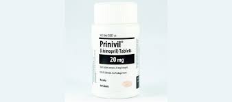 Prinivil (lisinopril) — treatment for hypertension